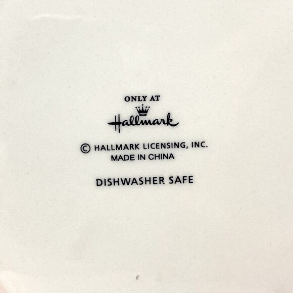 Hallmark Ceramic Christmas Cookie Jar Snowman Snowflakes Holiday Hosting Decor - Picture 10 of 10